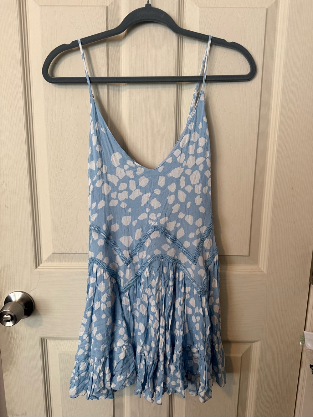 Skylar + Madison Light Blue Spaghetti Strap Dress